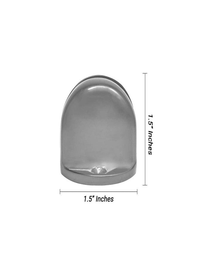 Volo Premium Floor Door Stopper with Screws, Door Stopper to Stop Door for Home and Office (SS 1.5" Floor Stopper) - Image 2